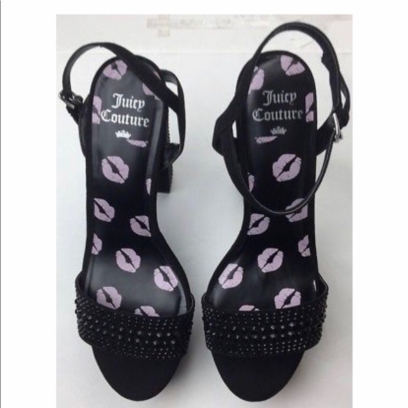 Juicy Couture Shoes - NWOB Juicy Couture Rhinestone Platform High Heel
